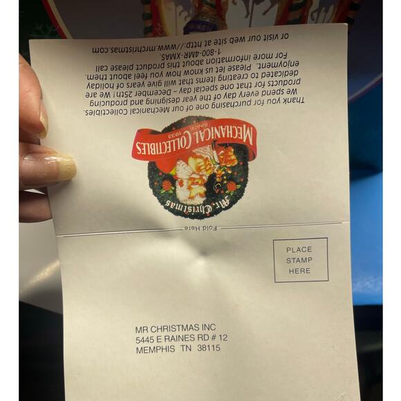 Vintage MR. CHRISTMAS Village Silhouettes Ballroom 1998 w original box. Works - Picture 8 of 10